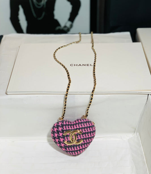 CHL - Long Necklace Bag Black And PiNike For Women Bags 3in/7.6AmeliaAB9485 B09330 NK598