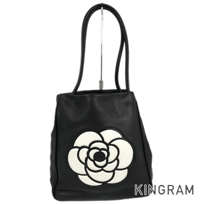 CHANEL Camelia logo Tote Bag