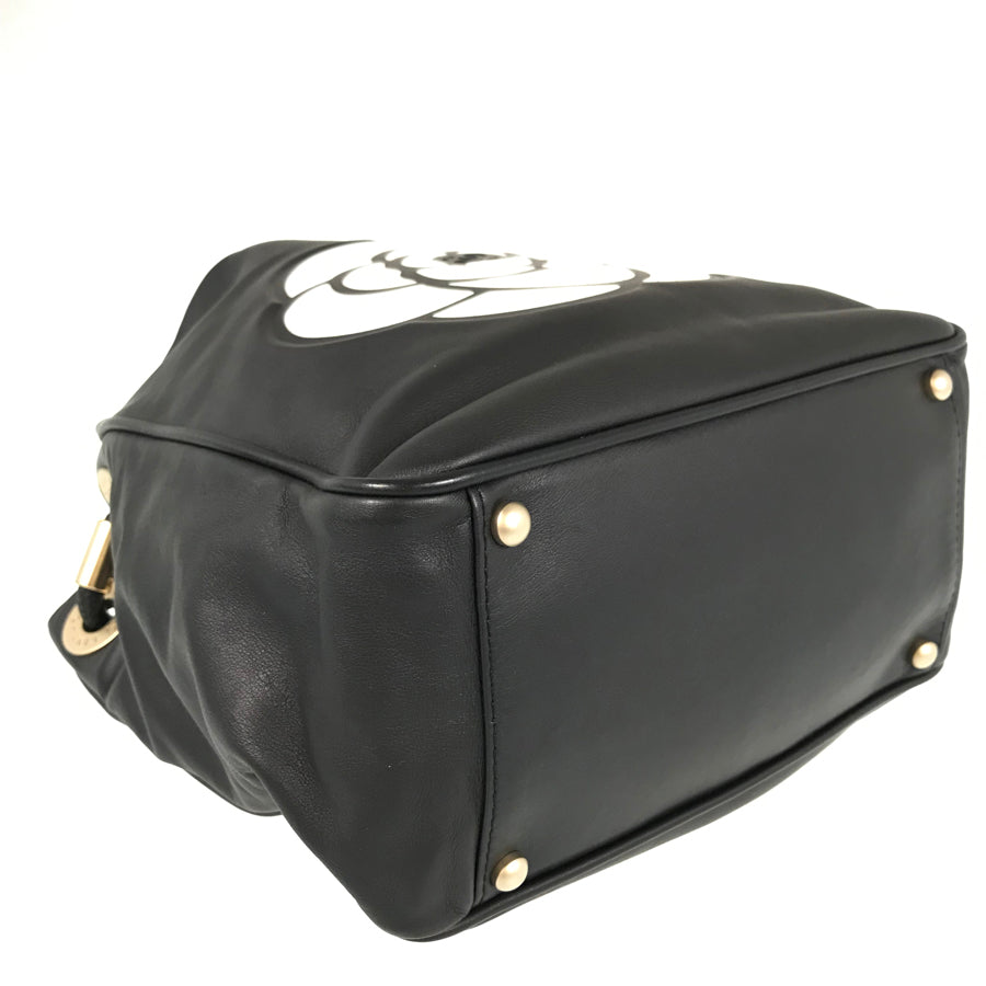 CHANEL Camelia logo Tote Bag