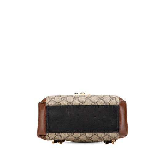 Gucci Padlock GG Supreme Leather Backpack