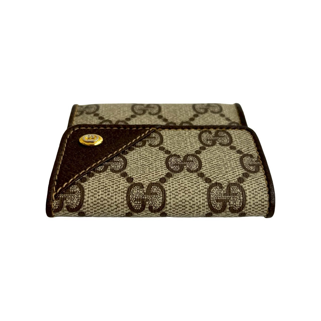 Gucci GG Logo Leather Coin Case