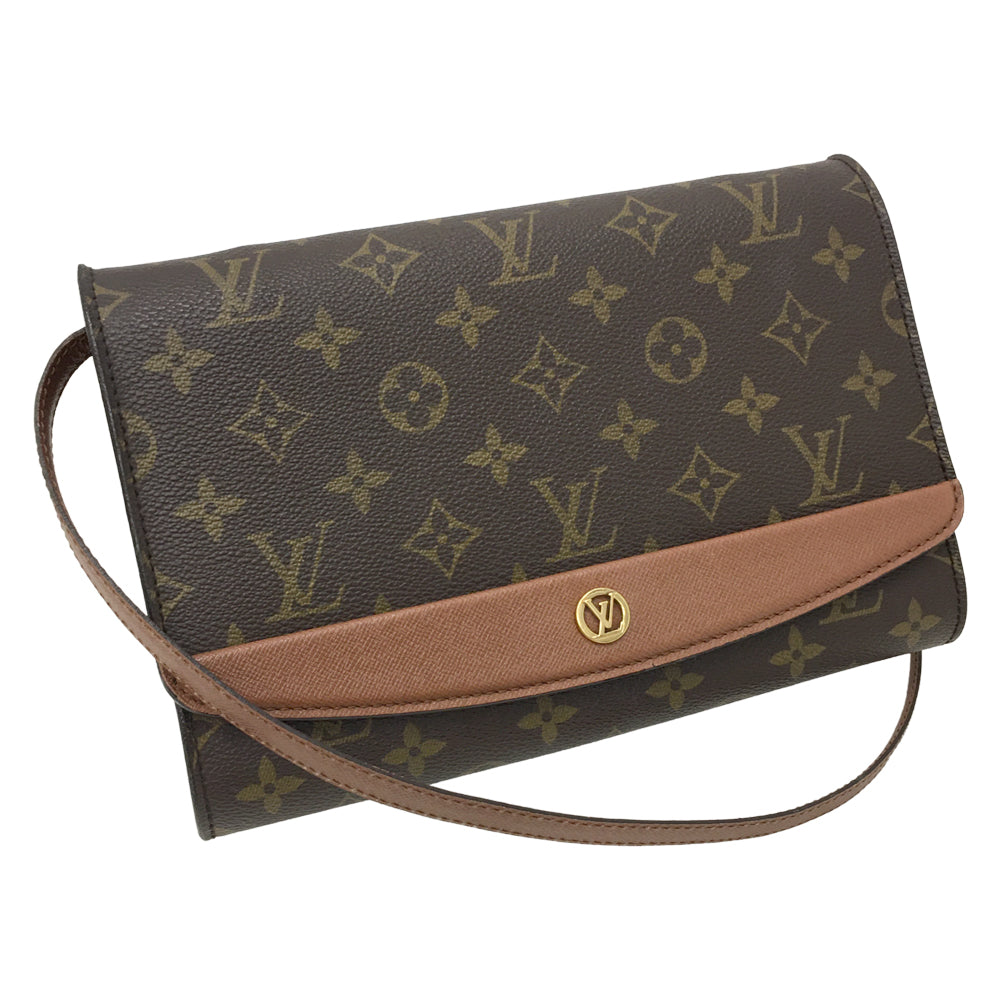 Louis Vuitton Bordeaux 2Way Shoulder Clutch Bag Monogram