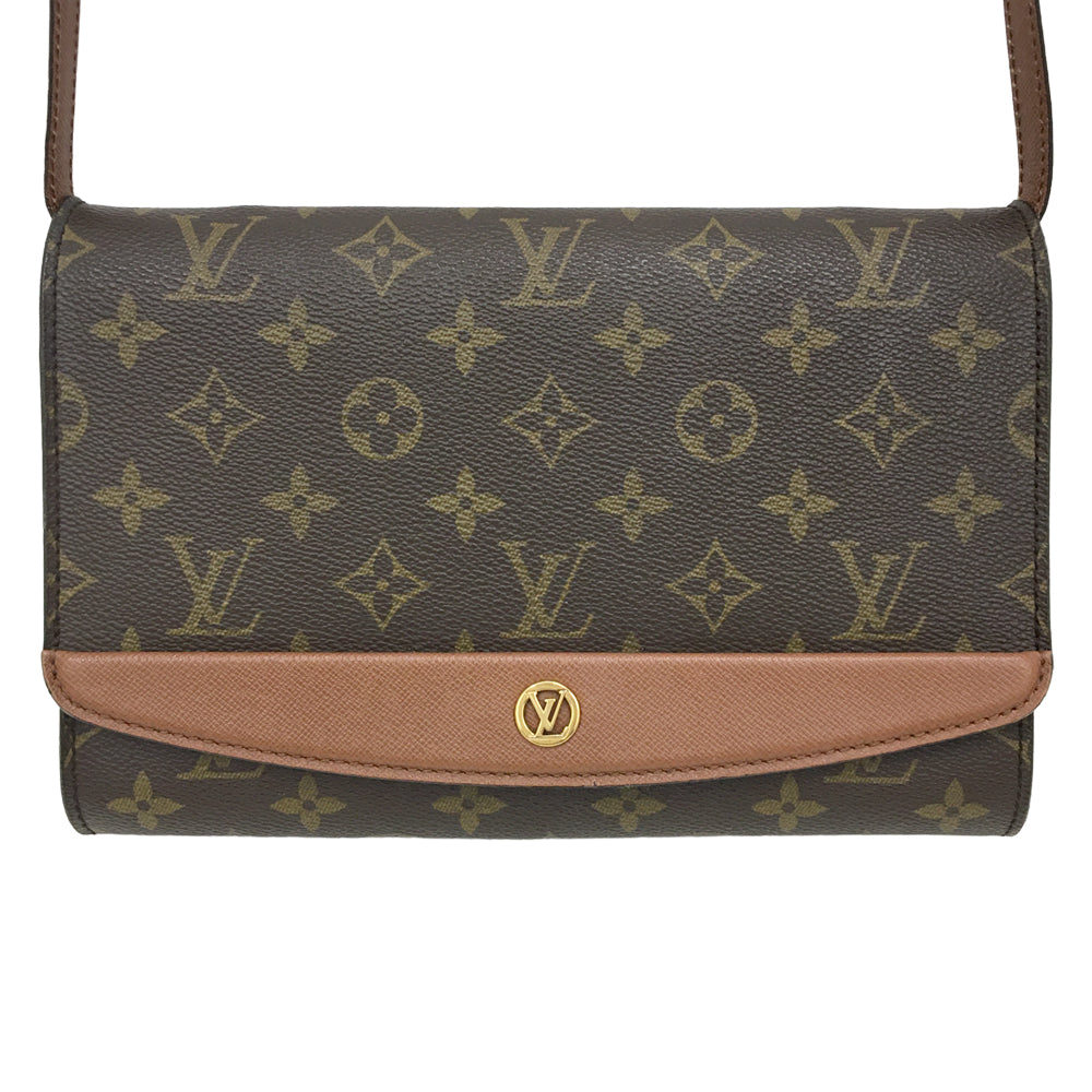 Louis Vuitton Bordeaux 2Way Shoulder Clutch Bag Monogram