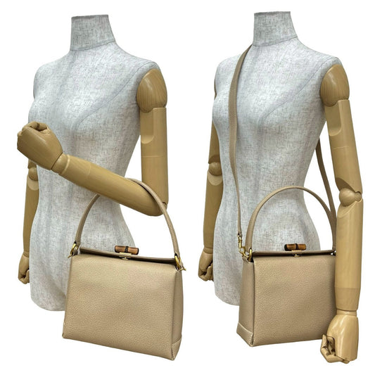 Gucci Bamboo Leather 2way Handbag