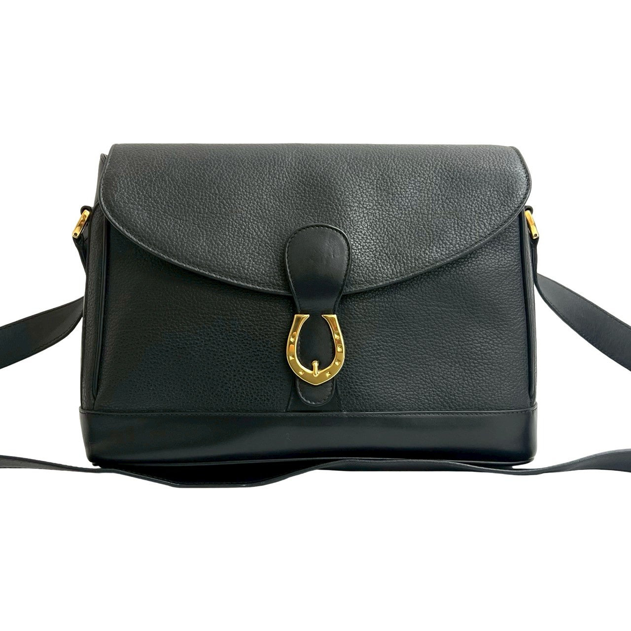 Gucci Horseshoe Leather Shoulder Bag