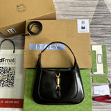 GG JACKIE SMALL 28 SHOULDER BAG IN BLACK CALFSKIN Amelia