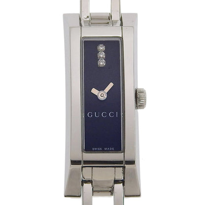 Gucci 3P Diamond Stainless Steel Watch