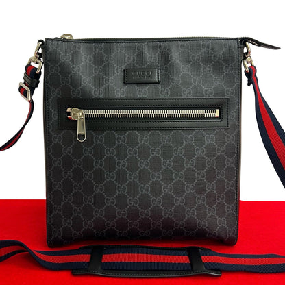 Gucci GG Supreme Leather Shoulder Bag