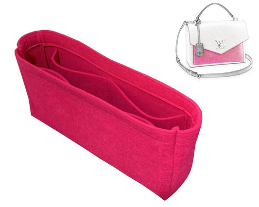 [LV ODEON PM Organizer] Felt Purse Insert with Slim Design, Customized Bag Liner Protector Shaper (Type Slim)