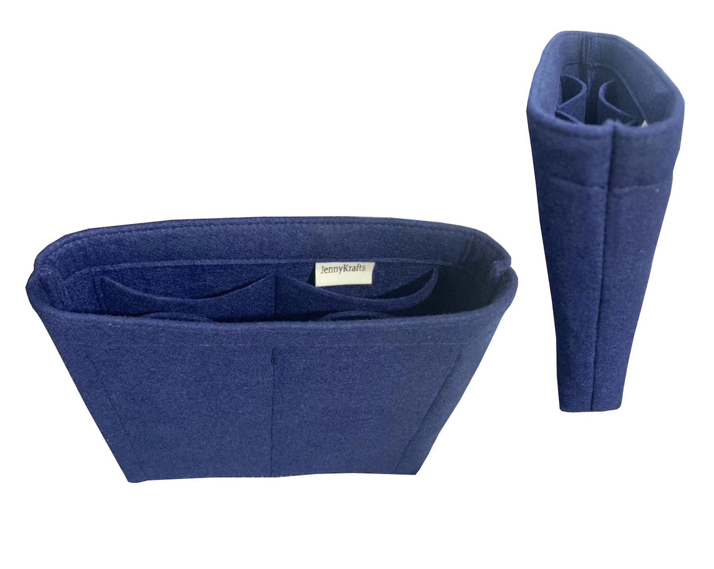 [Jumbo Large Boy Handbag Organizer] Purse Insert Felt Bag Organiser Lining Protection for Small Quilted Boy Bag Slim Design