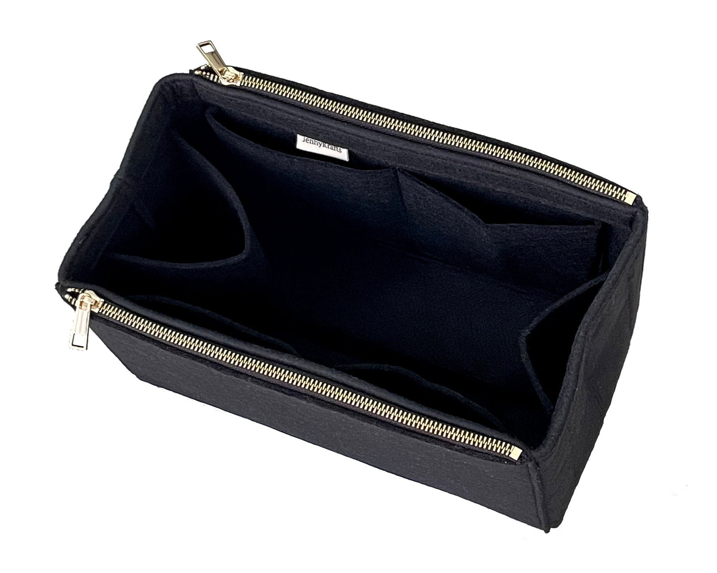 Organizer for Deauville Canvas S/M/L/XL (w/ Double Zipper Pockets)
