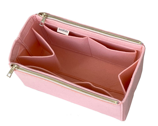 For [Flower Zipped Tote PM MM (Medium)] Felt Organizer (w/ Double Zipper Pockets)