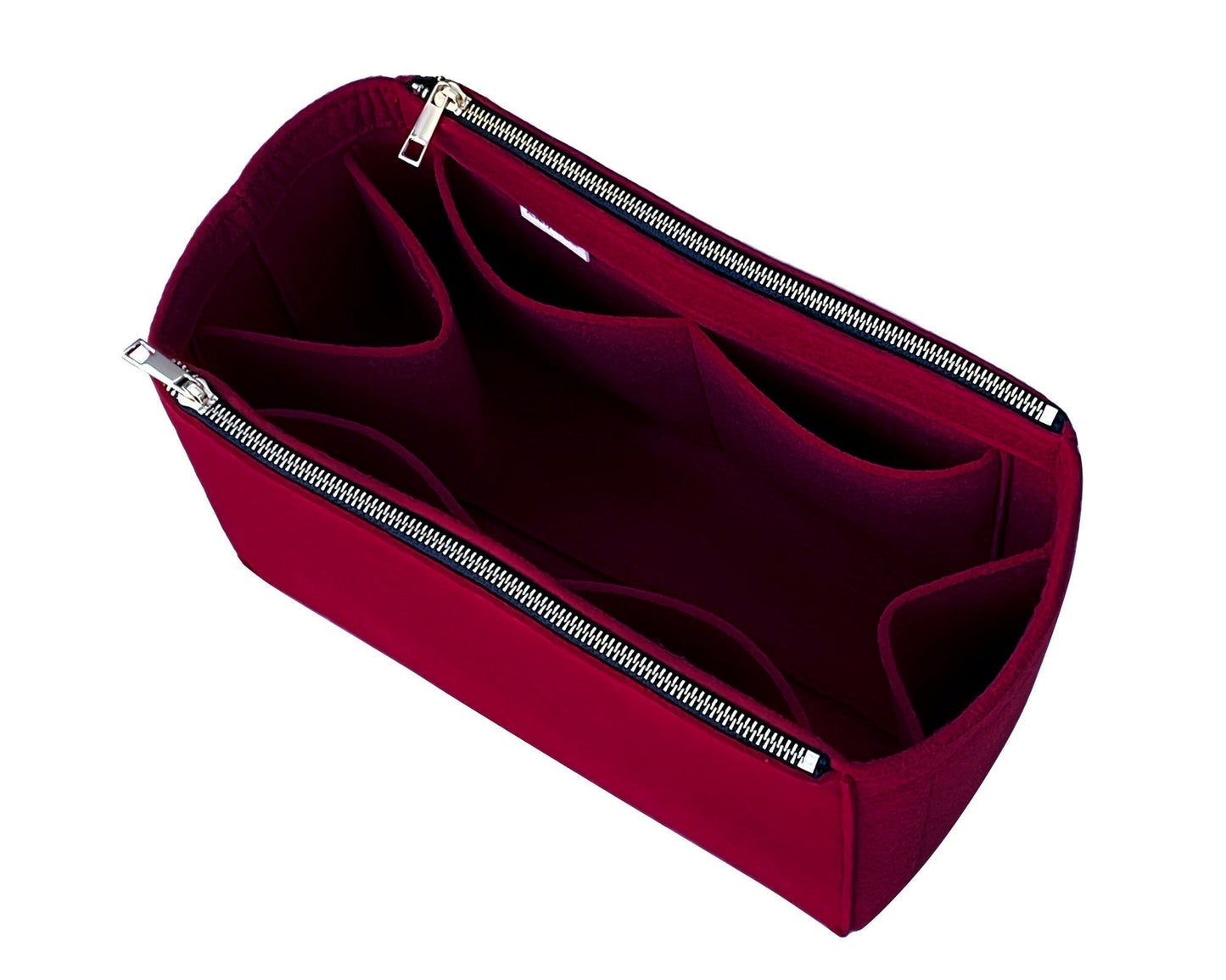For [Flower Zipped Tote PM MM (Medium)] Felt Organizer (w/ Double Zipper Pockets)