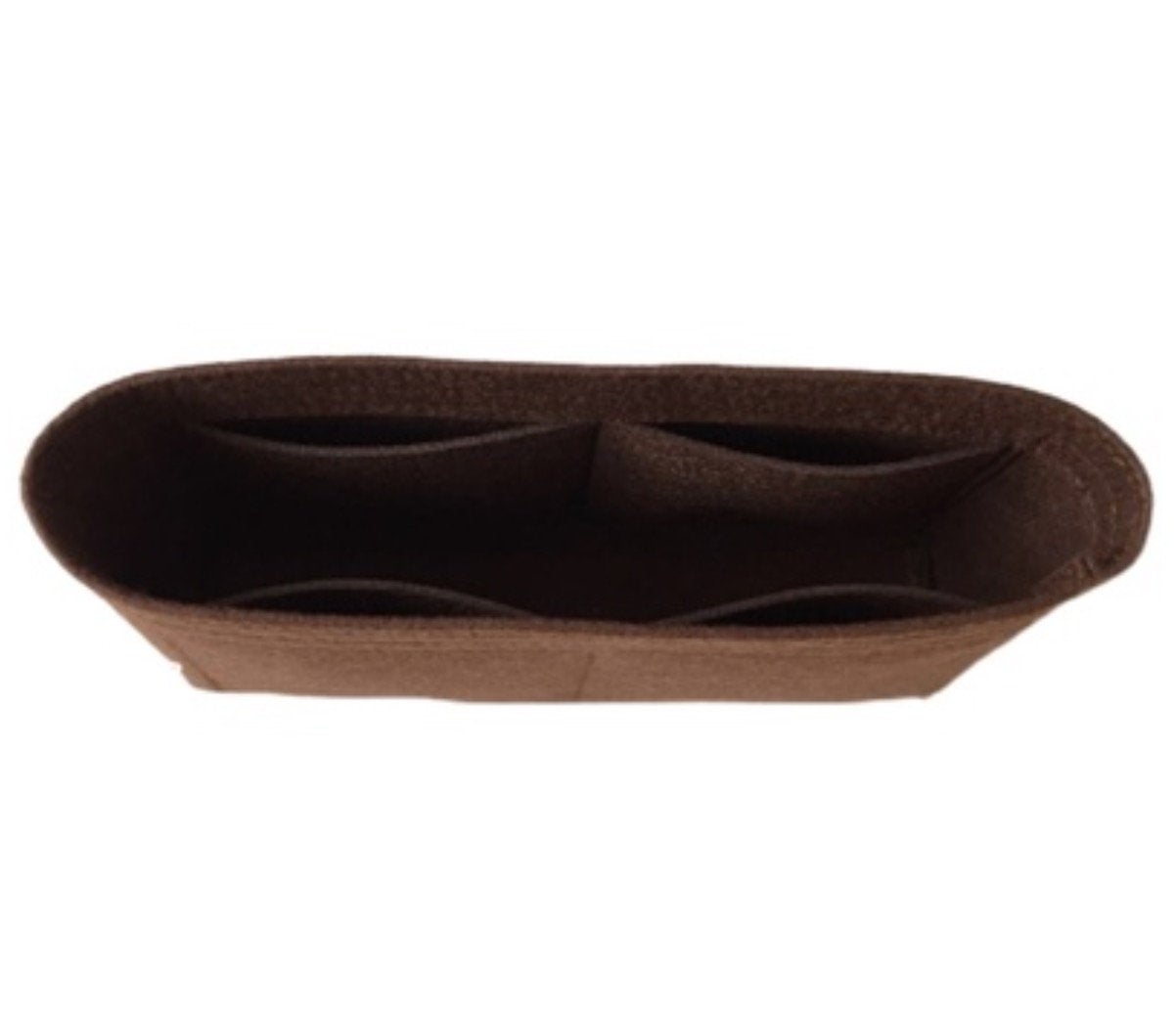 For [Petit Sac Plat] Felt Organizer Insert Liner Protector (Slim Design) Lining Purse Cosmetic