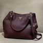 Prada Burgundy Vitello Daino Bag