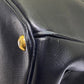 Prada Blue Galleria Double Zip Medium Bag