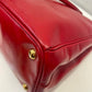Prada Red Vernice Vertical Tote Bag