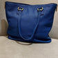 Prada Blue Vitello Daino Bag