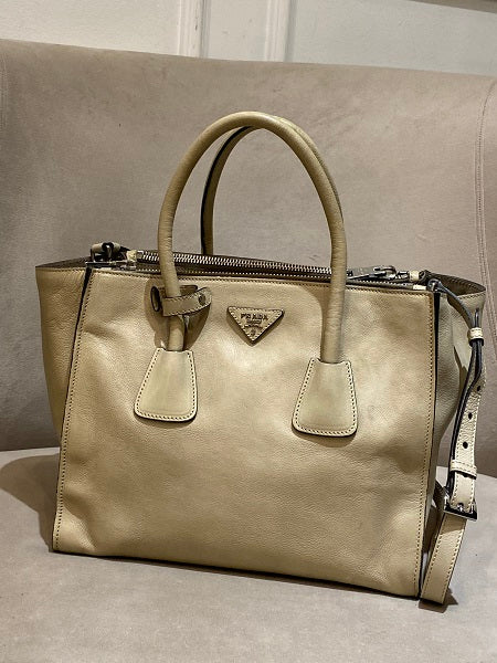 Prada Grey Shoulder Bag