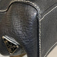 Prada Black Easy Vitello Satchel Bag