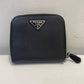 Prada Black Compact Wallet