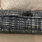 Prada Bicolor Tweed Turnlock Flap Clutch