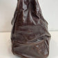 Prada Brown Vittello Shine Tote Large Bag