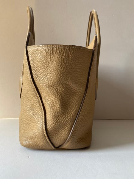 Prada Beige Vitello Daino Tote Bag