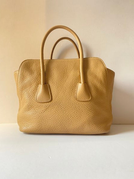Prada Beige Vitello Daino Tote Bag