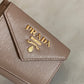 Prada Nude Trifold Small Wallet