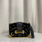 Prada Dark Blue Velvet Astrology Celestial Cahier Bag