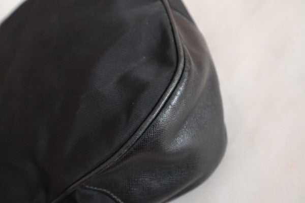 Prada Black Nylon Hobo Bag