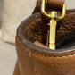 Prada Cafee Vitello Daino Tote Bag