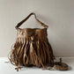 Prada Camel Fringe Bucket Bag