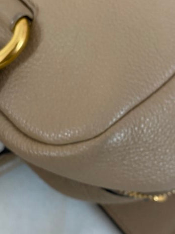 Prada Beige Bauletto Tote Bag
