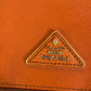 Prada Orange Galleria Double Zip Large Bag