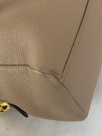 Prada Beige Bauletto Tote Bag