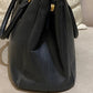 Prada Black Lux Galleria Medium Tote Bag