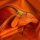 Prada Orange Soft Frame Clutch