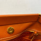Prada Orange Soft Frame Clutch