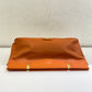 Prada Orange Soft Frame Clutch