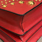 Prada Red Lux Studded Handle Bag