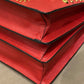 Prada Red Lux Studded Handle Bag