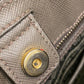 Prada Grey Brown Lux Gardeners Large Tote Bag