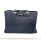 Chanel Deauville Tote Denim Medium Orange Print