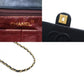 Chanel Shoulder Bag Flap Black Lambskin Leather Matrasse