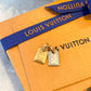 LOUIS VUITTON Nanogram Necklace Pendant In Gold/Silver