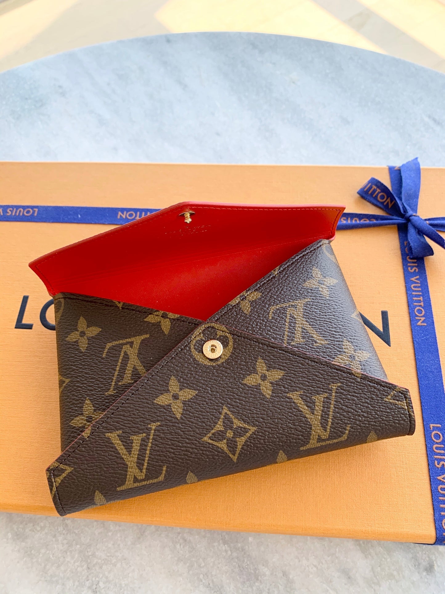 [ ]Louis Vuitton 2021 Pochette Kirigami Monogram Medium Pouch