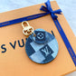 [ ]Louis Vuitton Denim Monogram Patchwork Bag Charm/Key Holder