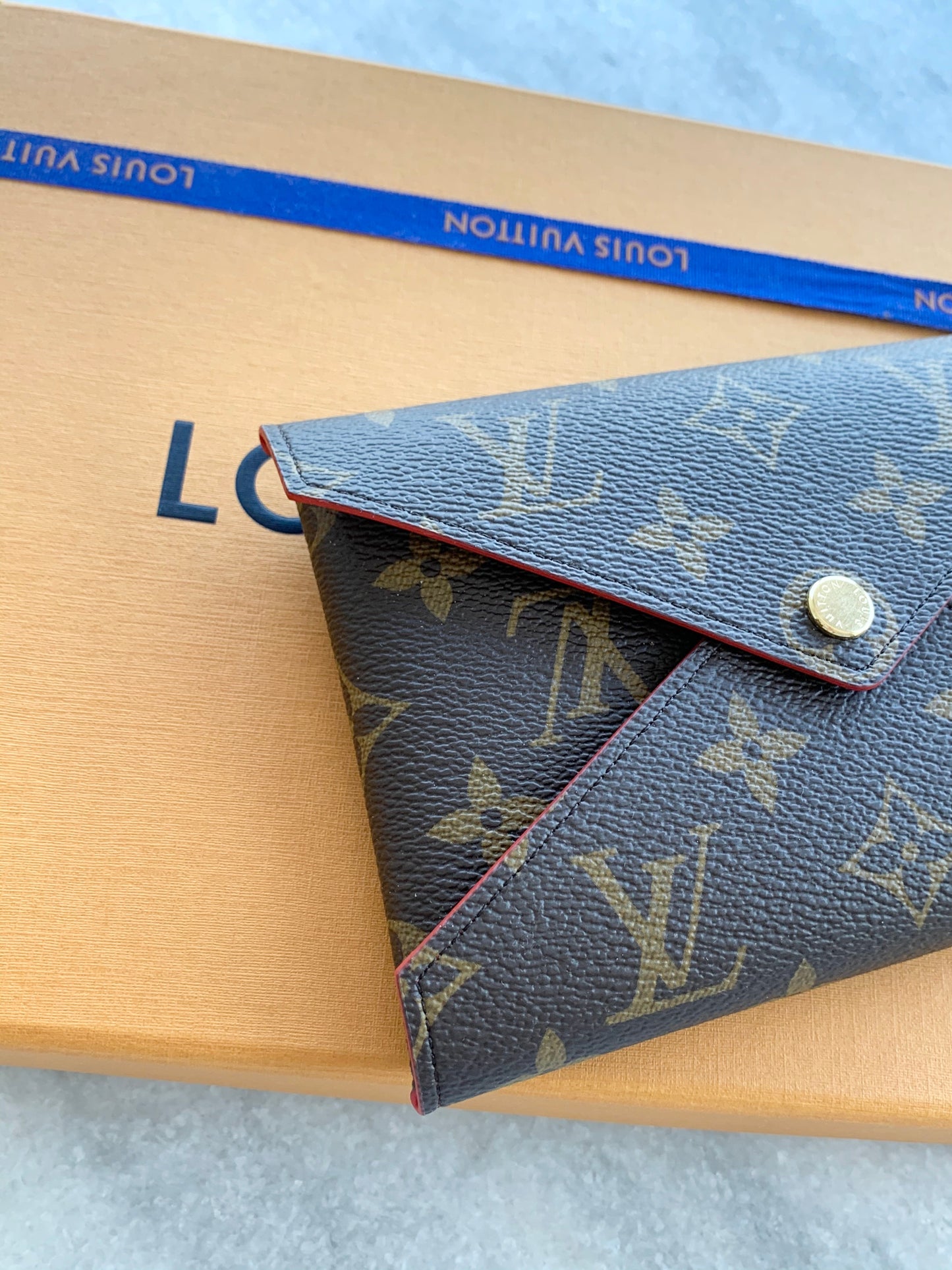 [ ]Louis Vuitton 2021 Pochette Kirigami Monogram Medium Pouch